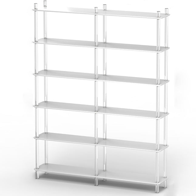Acrylic Frame Bookshelf Open Storage Scandinavian Etagere Bookcase