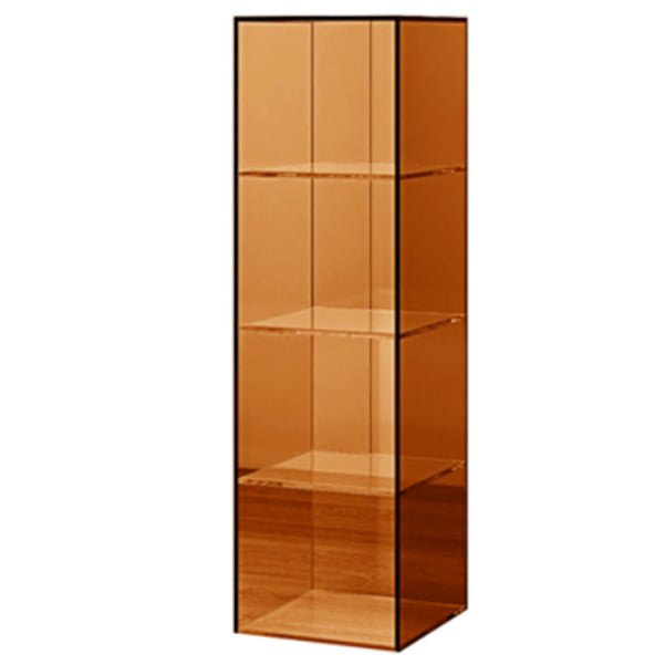 Closed Back Storage Bookshelf Scandinavian Standard Acrylic Bookcase