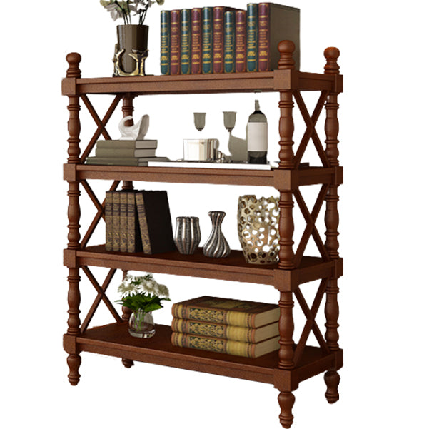 Rectangle Solid Wood Storage Bookshelf Nordic Study Room Bookcase