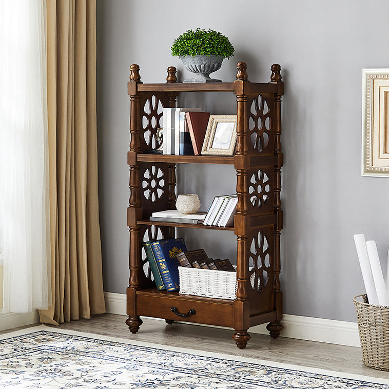 Rectangle Solid Wood Storage Bookshelf Nordic Study Room Bookcase