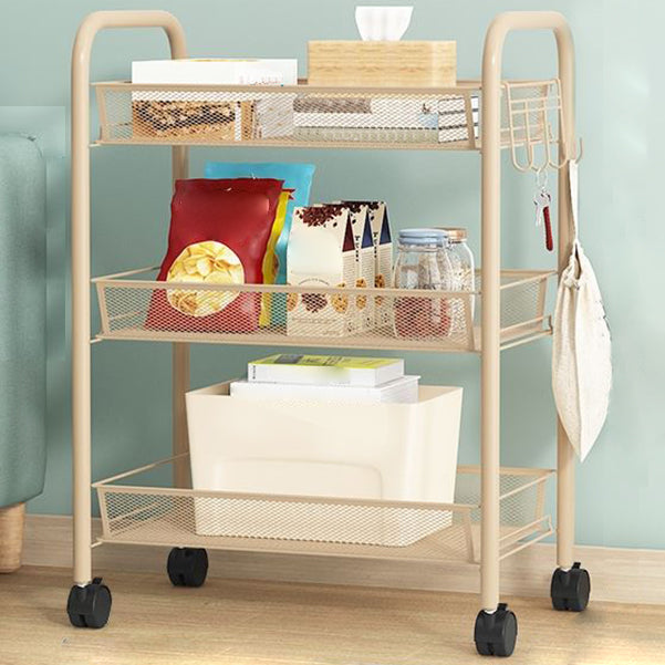 Modern Iron Bookcase, 10.5" W Geometric Bookshelf for Any Room