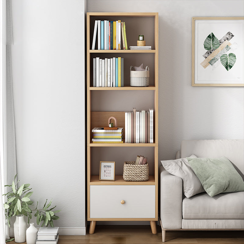 Open Wooden Bookcase Modern Minimalist Home Living Room Bedroom Bookshelf