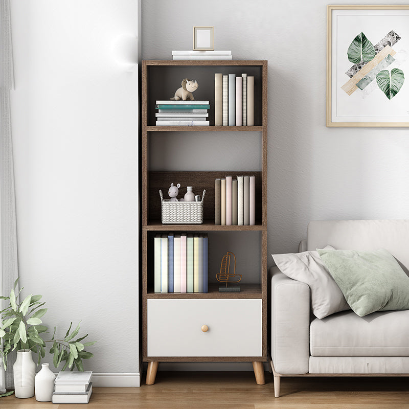 Open Wooden Bookcase Modern Minimalist Home Living Room Bedroom Bookshelf