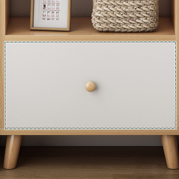 Open Wooden Bookcase Modern Minimalist Home Living Room Bedroom Bookshelf