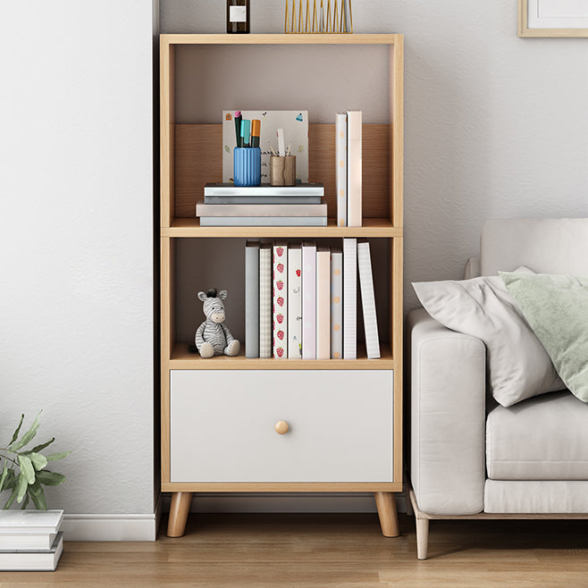 Open Wooden Bookcase Modern Minimalist Home Living Room Bedroom Bookshelf