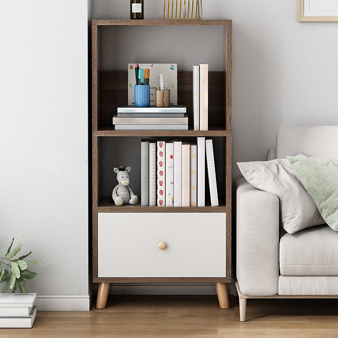 Open Wooden Bookcase Modern Minimalist Home Living Room Bedroom Bookshelf
