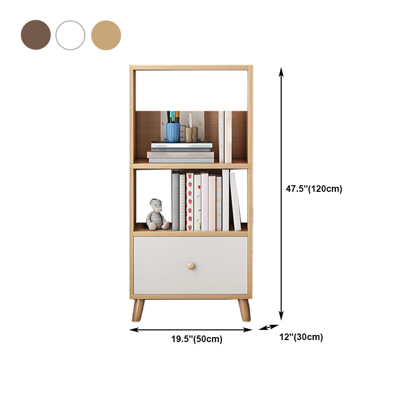 Open Wooden Bookcase Modern Minimalist Home Living Room Bedroom Bookshelf
