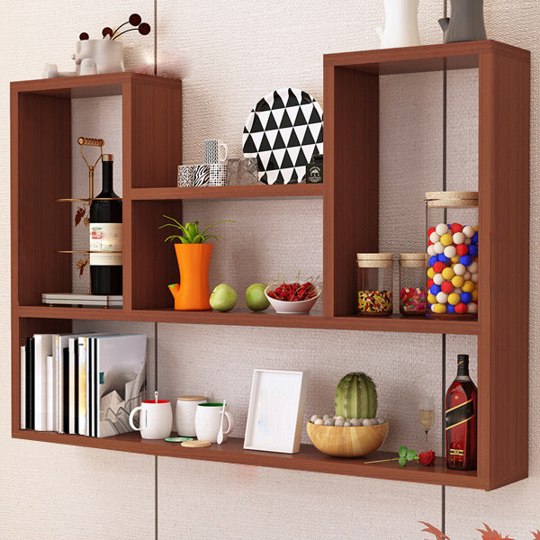 23.6' ' H Scandinavian Floating Shelf Manufactured Wood Bookcase