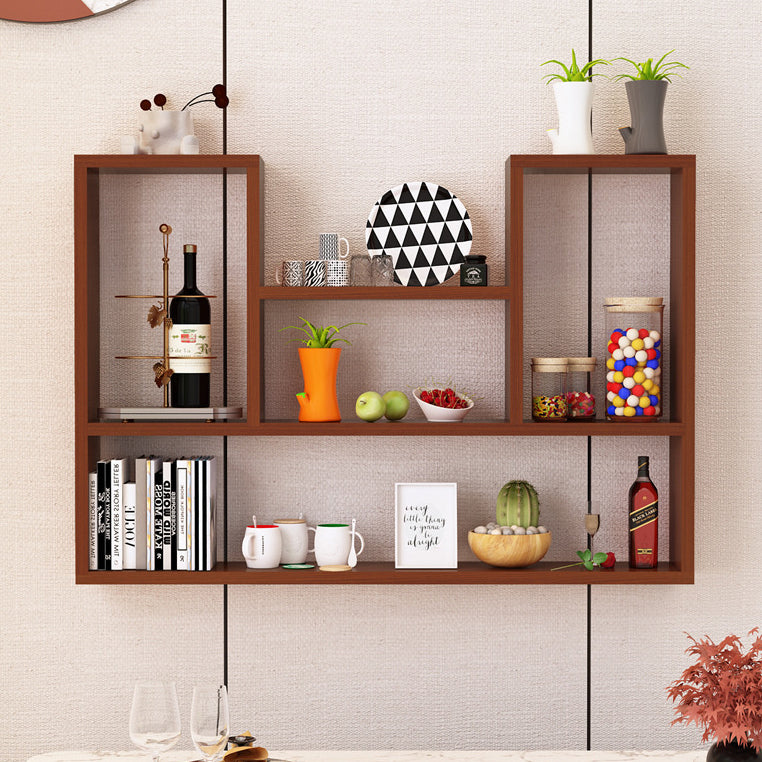 23.6' ' H Scandinavian Floating Shelf Manufactured Wood Bookcase