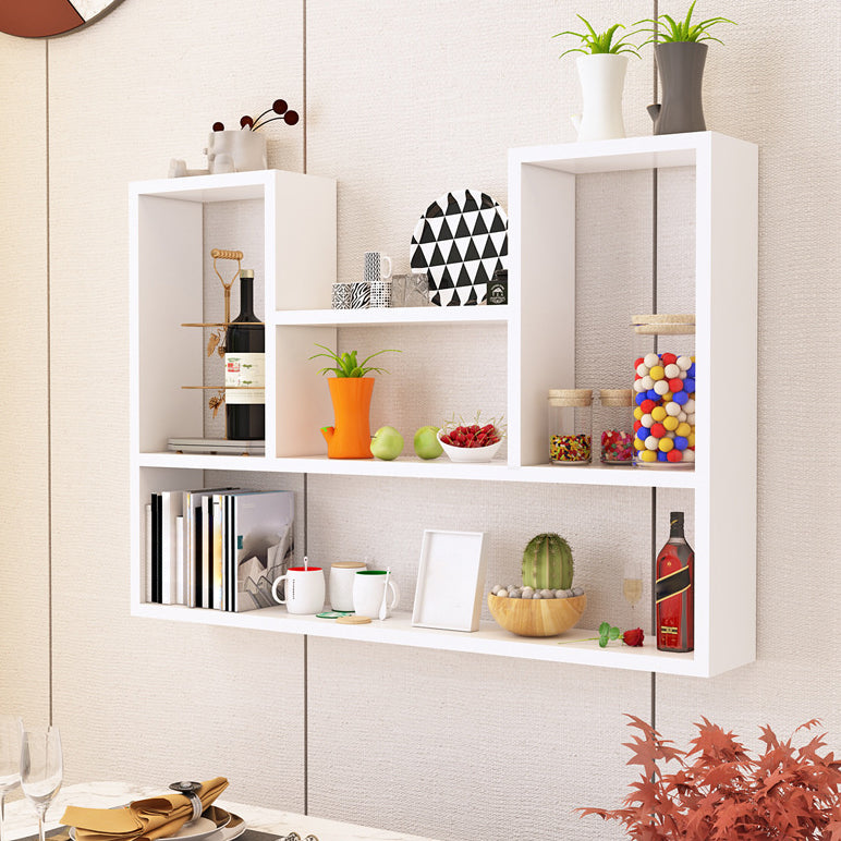 23.6' ' H Scandinavian Floating Shelf Manufactured Wood Bookcase