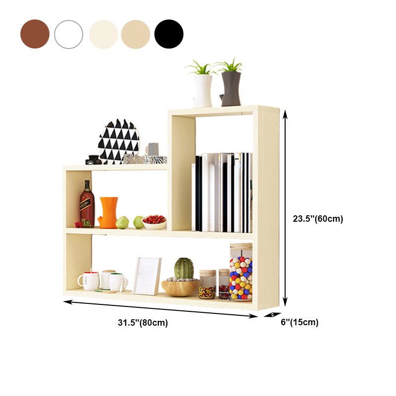 23.6' ' H Scandinavian Floating Shelf Manufactured Wood Bookcase