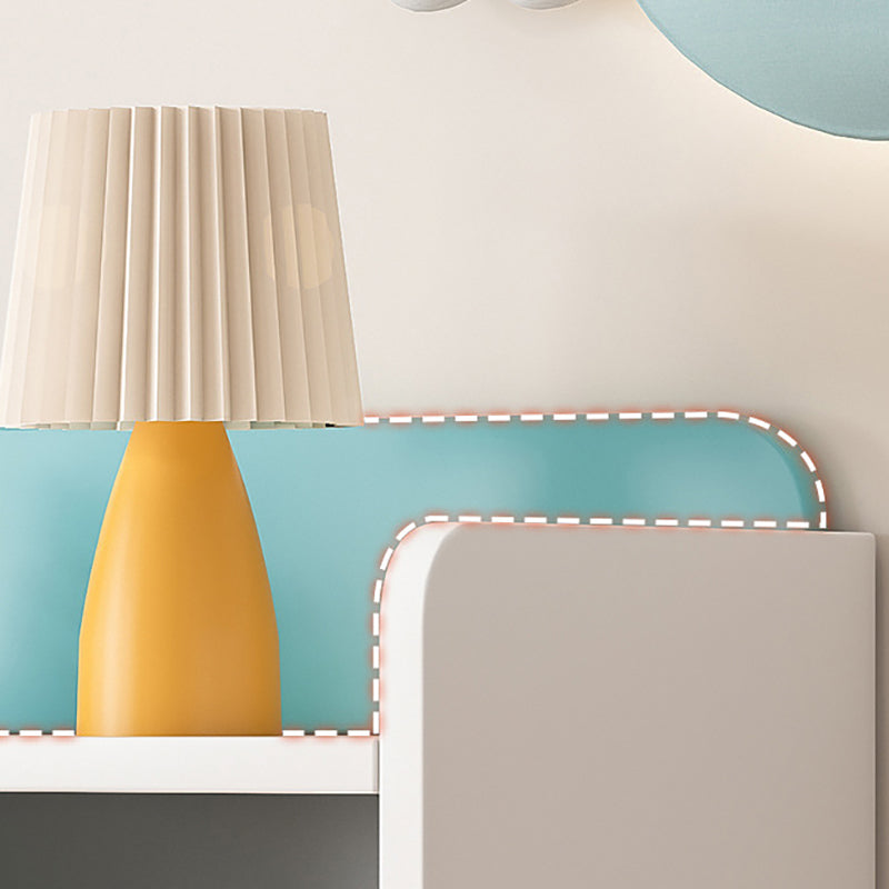 4-Tier Contemporary Bookshelf Standard Engineered Wood Bookcase 11.8" Wide