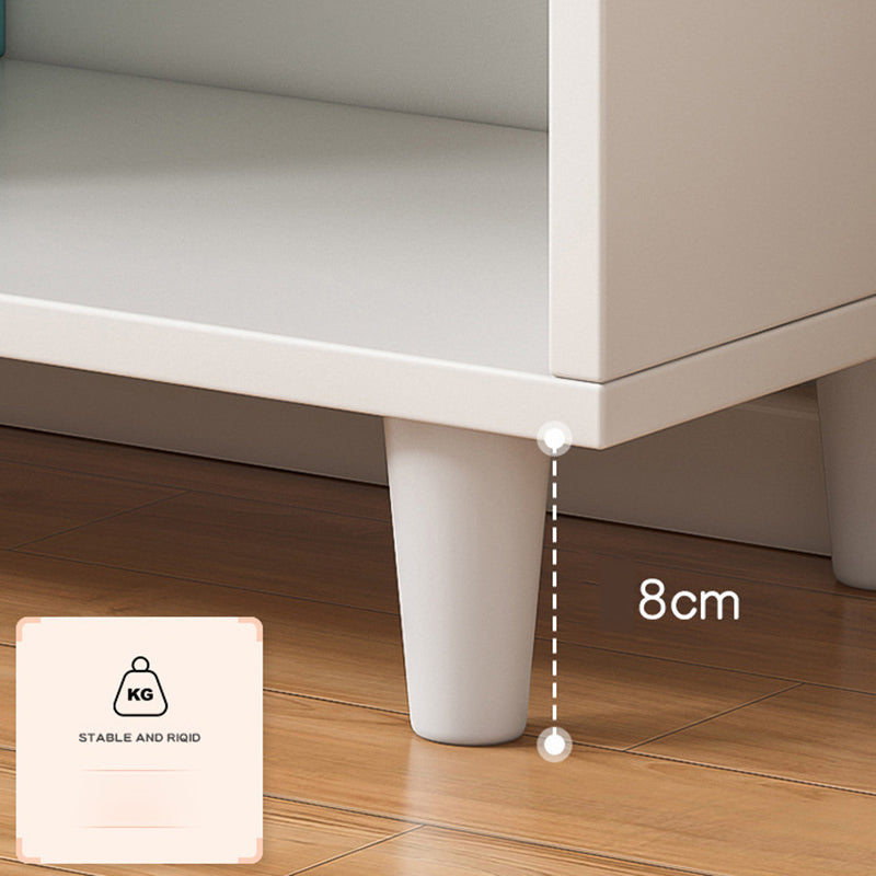 11.8"H Modern Bookshelf Engineered Wood 4-Shelf Standard Bookcase for Home Office