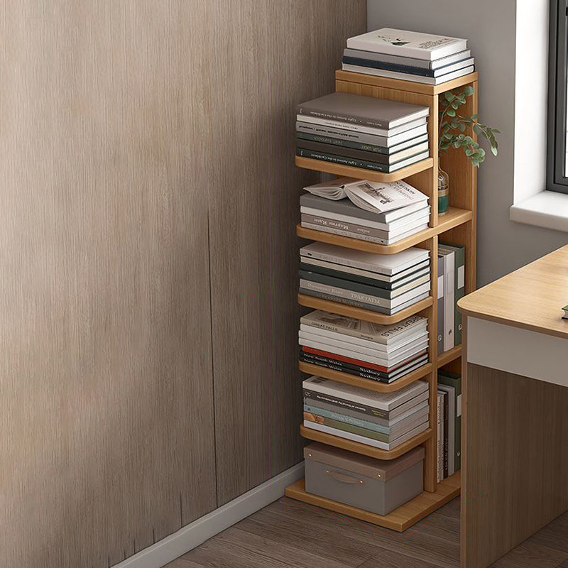 13.78"W Bookcase Contemporary Style Bookshelf for Home and Office