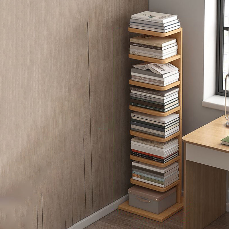 13.78"W Bookcase Contemporary Style Bookshelf for Home and Office