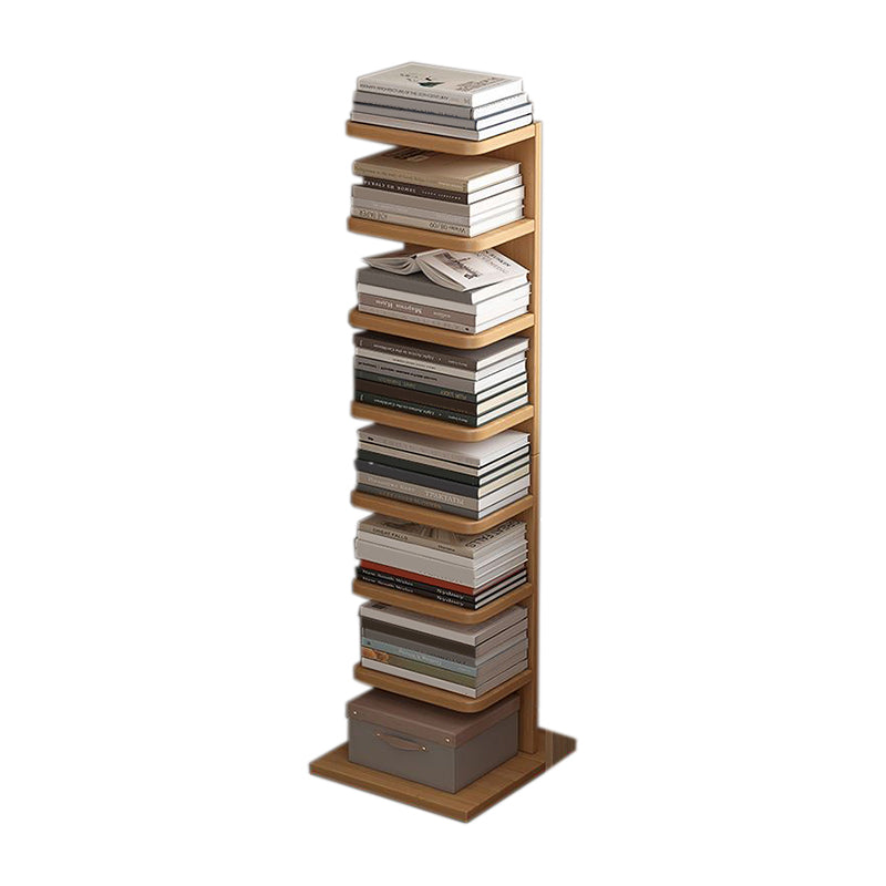 13.78"W Bookcase Contemporary Style Bookshelf for Home and Office