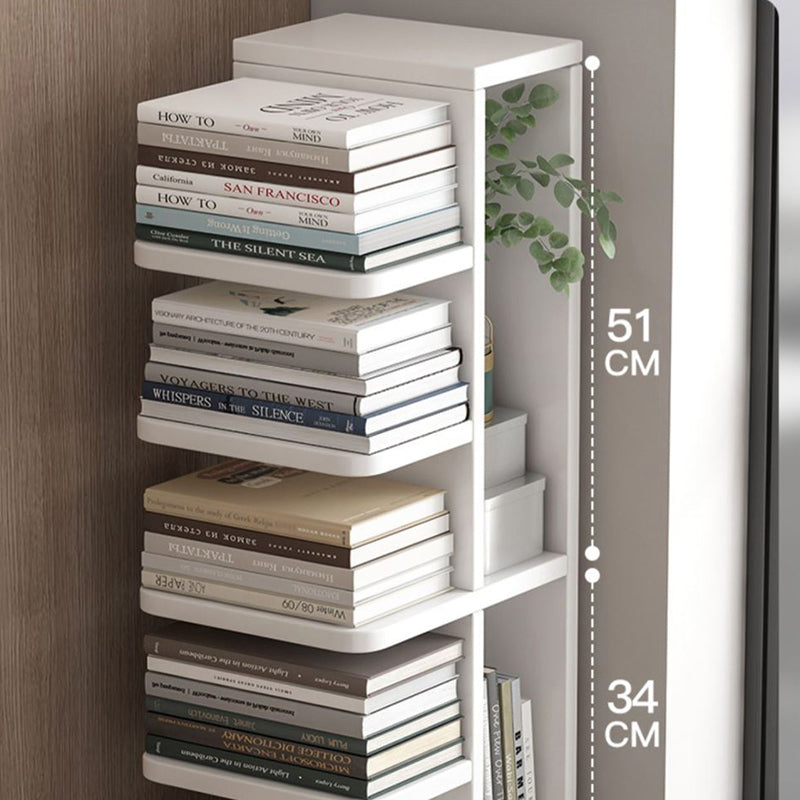 13.78"W Bookcase Contemporary Style Bookshelf for Home and Office