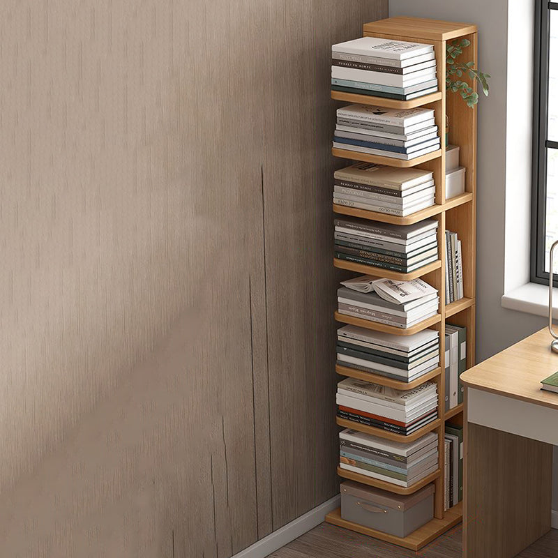 13.78"W Bookcase Contemporary Style Bookshelf for Home and Office