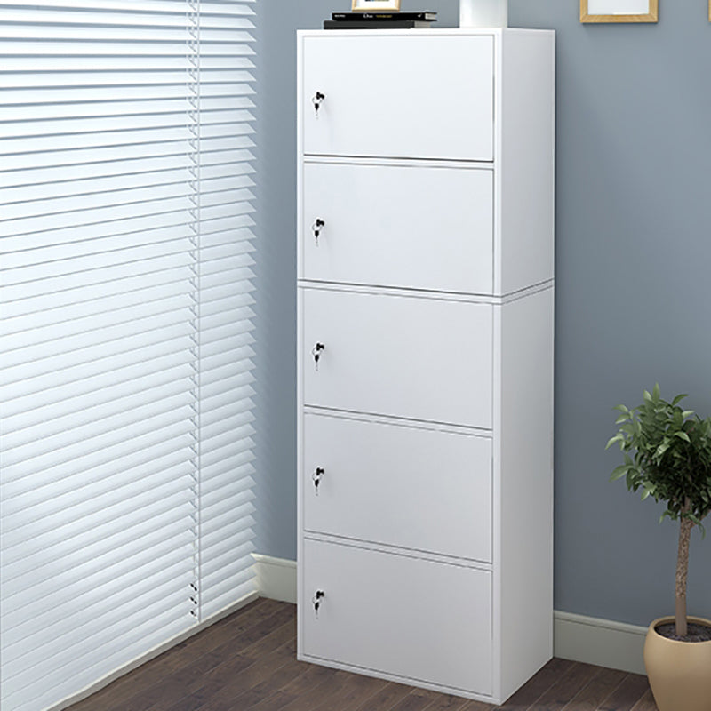 11.8-inch Wide Bookshelf Contemporary Closed Back Bookcase for Bedroom