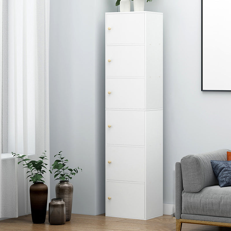 11.8-inch Wide Bookshelf Contemporary Closed Back Bookcase for Bedroom