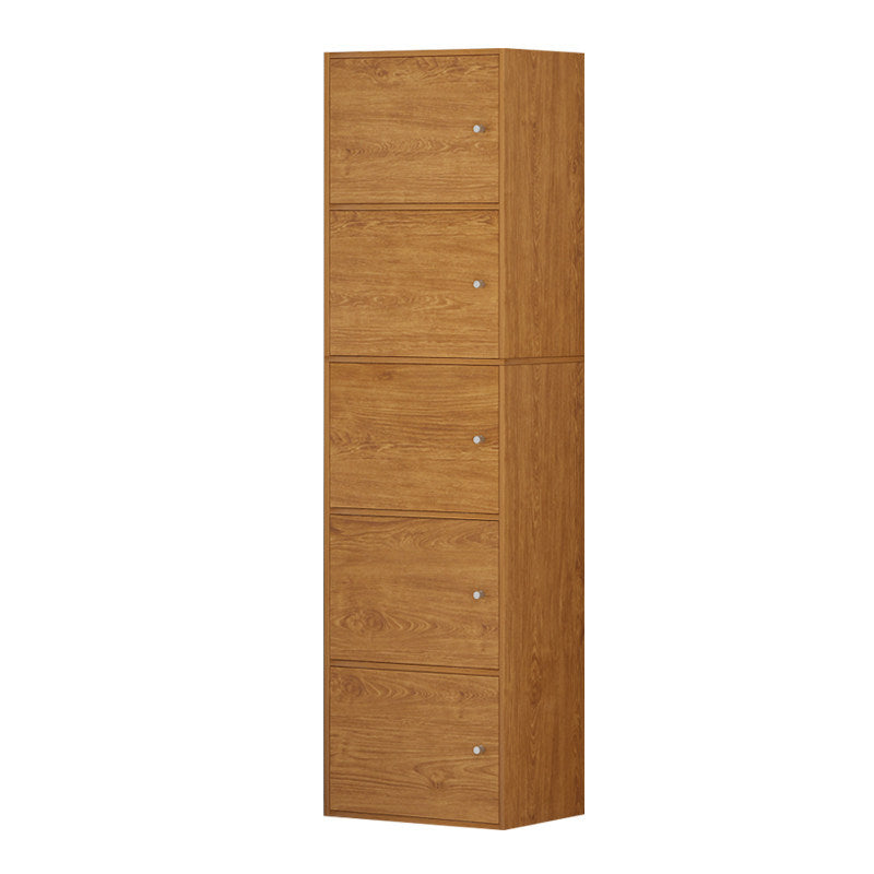 11.8-inch Wide Bookshelf Contemporary Closed Back Bookcase for Bedroom