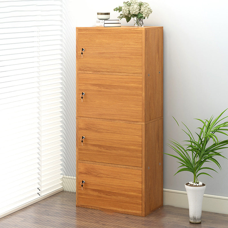 11.8-inch Wide Bookshelf Contemporary Closed Back Bookcase for Bedroom