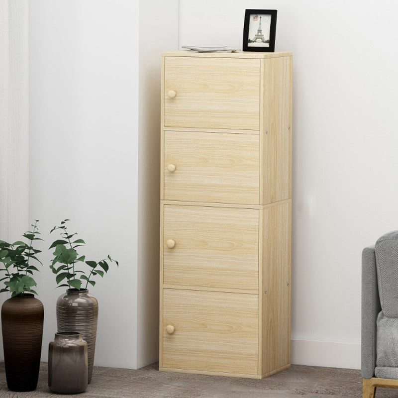 11.8-inch Wide Bookshelf Contemporary Closed Back Bookcase for Bedroom