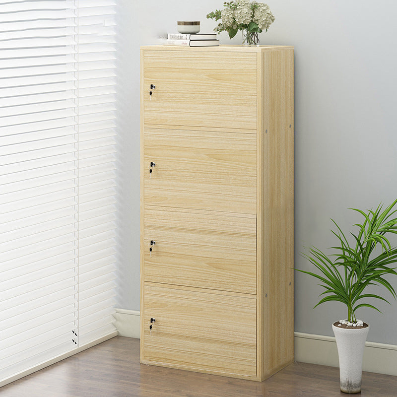 11.8-inch Wide Bookshelf Contemporary Closed Back Bookcase for Bedroom