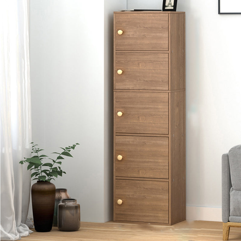 11.8-inch Wide Bookshelf Contemporary Closed Back Bookcase for Bedroom