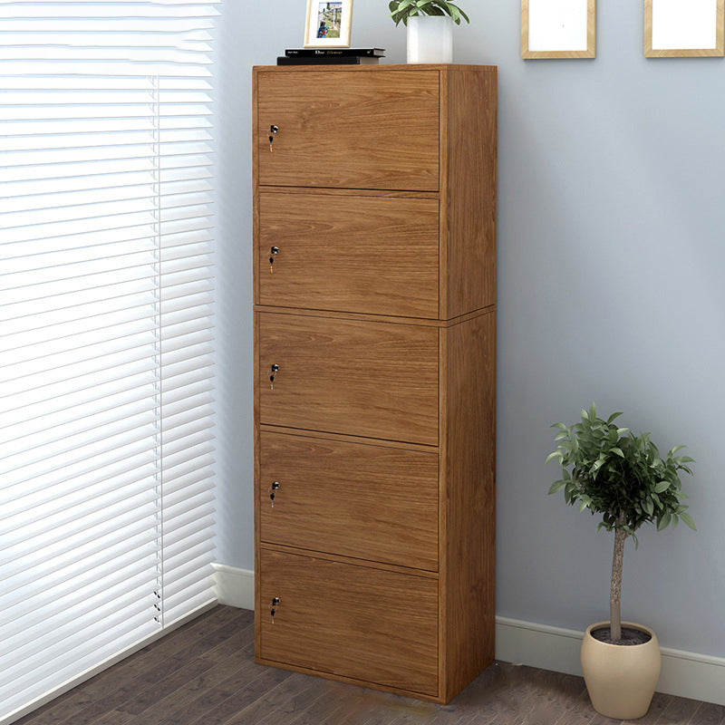 11.8-inch Wide Bookshelf Contemporary Closed Back Bookcase for Bedroom