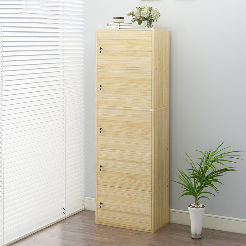 11.8-inch Wide Bookshelf Contemporary Closed Back Bookcase for Bedroom