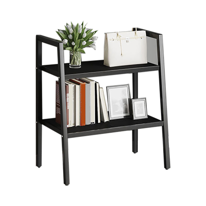 Contemporary Open Bookcase Metal Ladder Bookshelf for Kitchen
