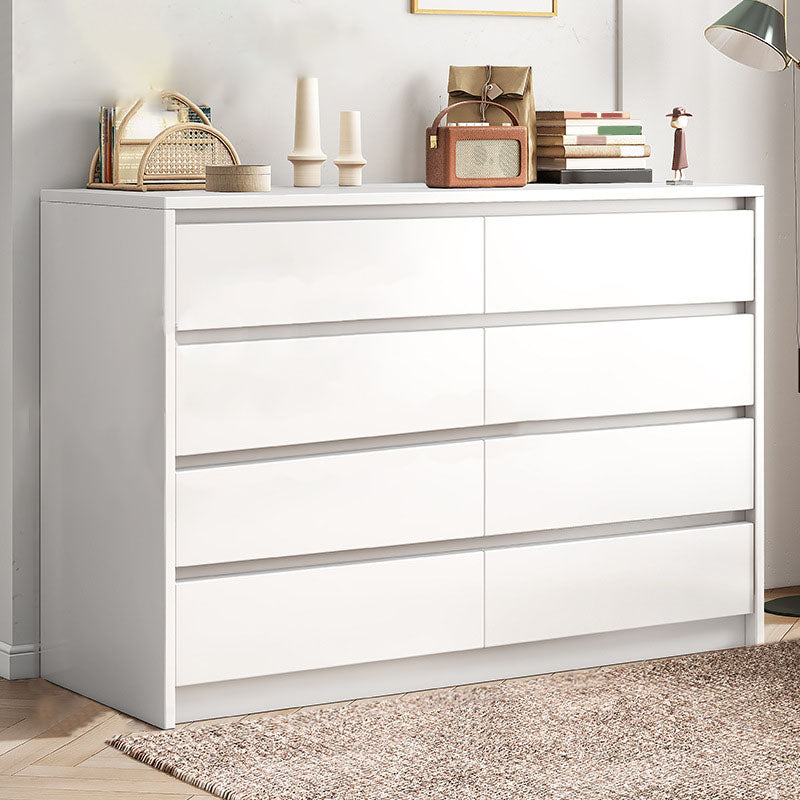 16" D Storage Chest Modern Wood Storage Chest in White and Brown