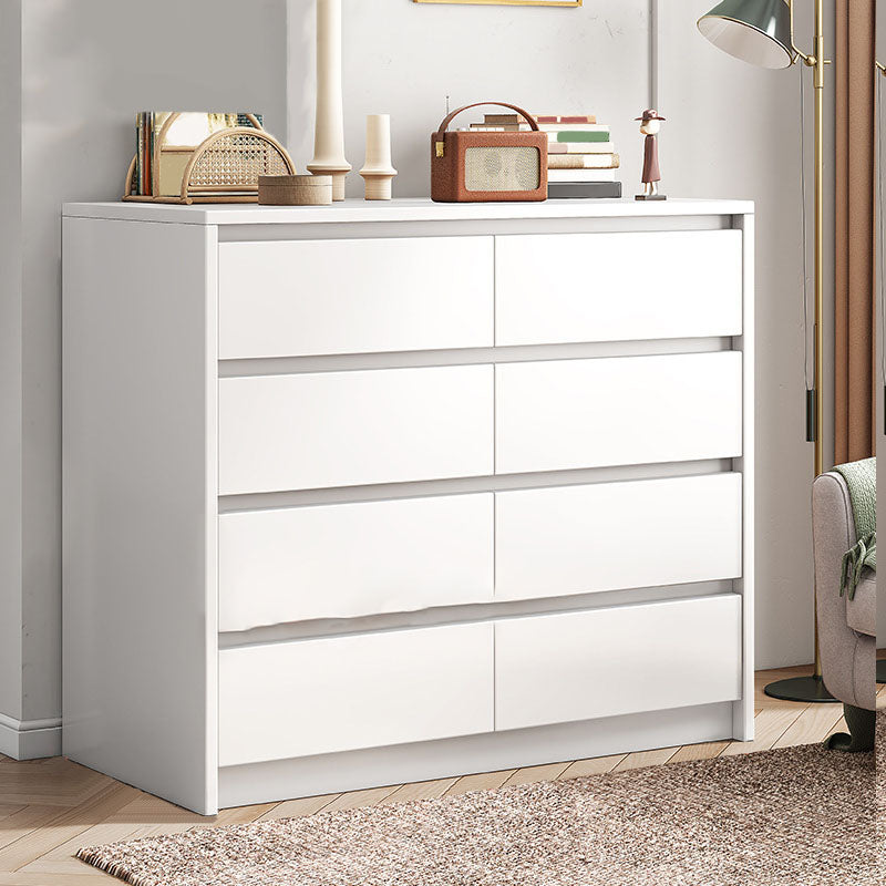 16" D Storage Chest Modern Wood Storage Chest in White and Brown