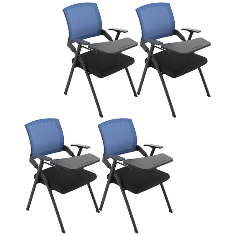 Mesh Mid Back Conference Chair Modern Home Office Fixed Arms Office Chair