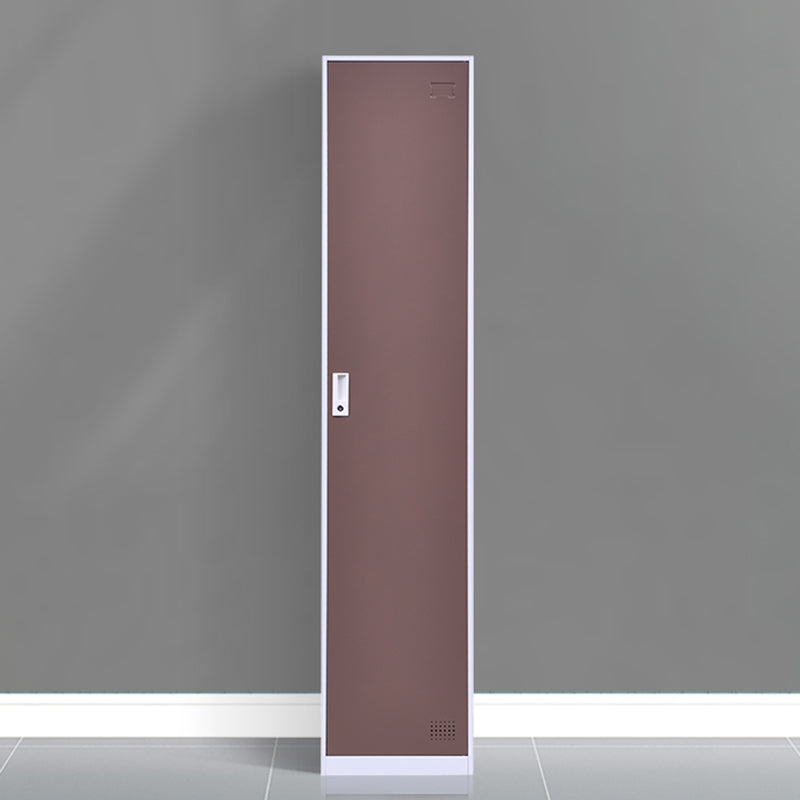 Non-Hanging Storage Cabinet Contemporary Steel Wardrobe Armoire