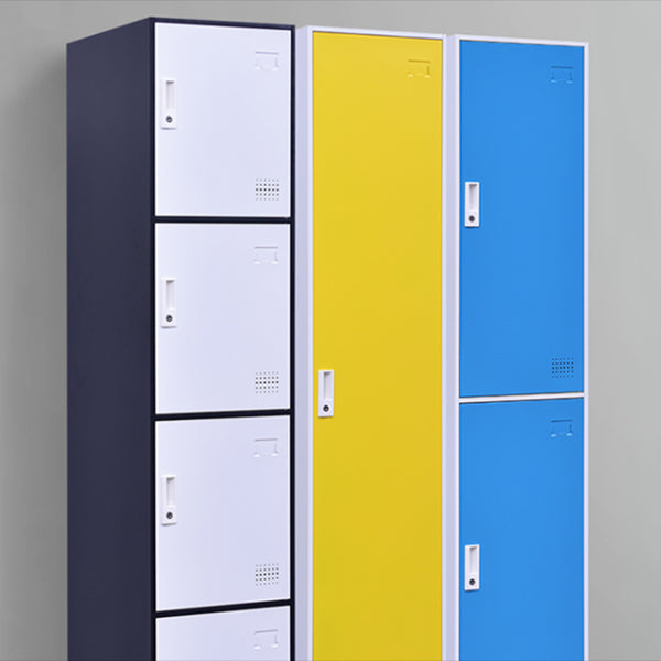 Non-Hanging Storage Cabinet Contemporary Steel Wardrobe Armoire