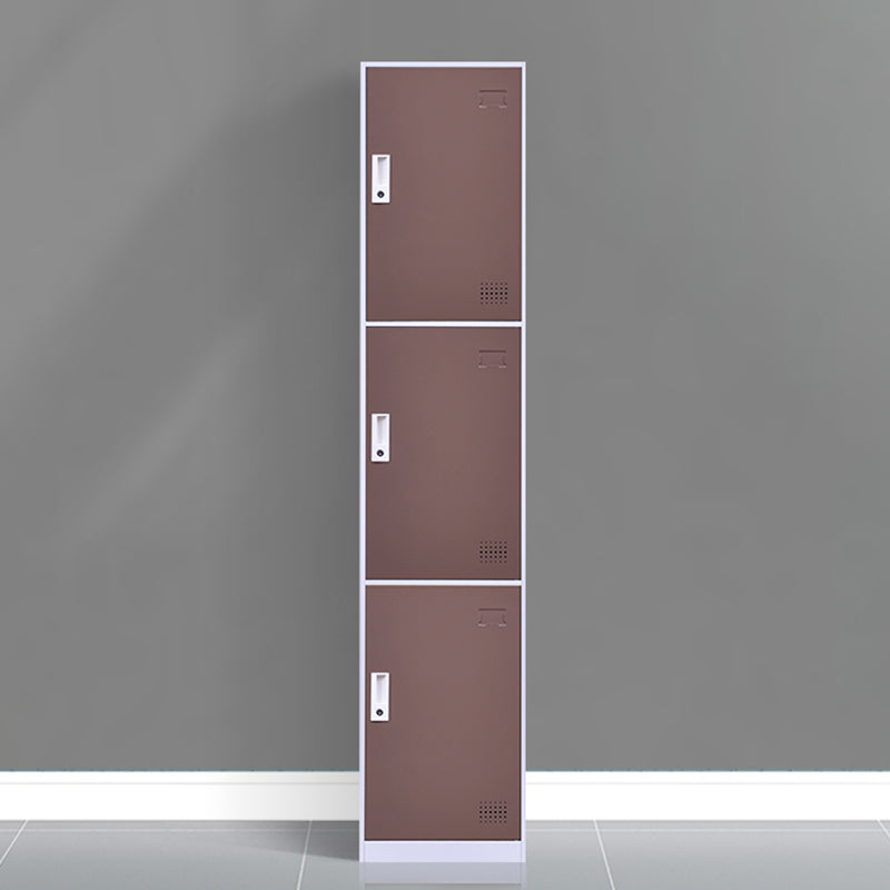 Non-Hanging Storage Cabinet Contemporary Steel Wardrobe Armoire