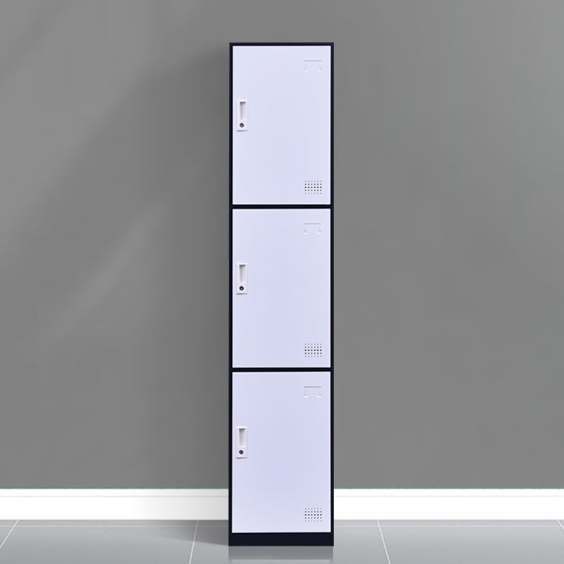 Non-Hanging Storage Cabinet Contemporary Steel Wardrobe Armoire