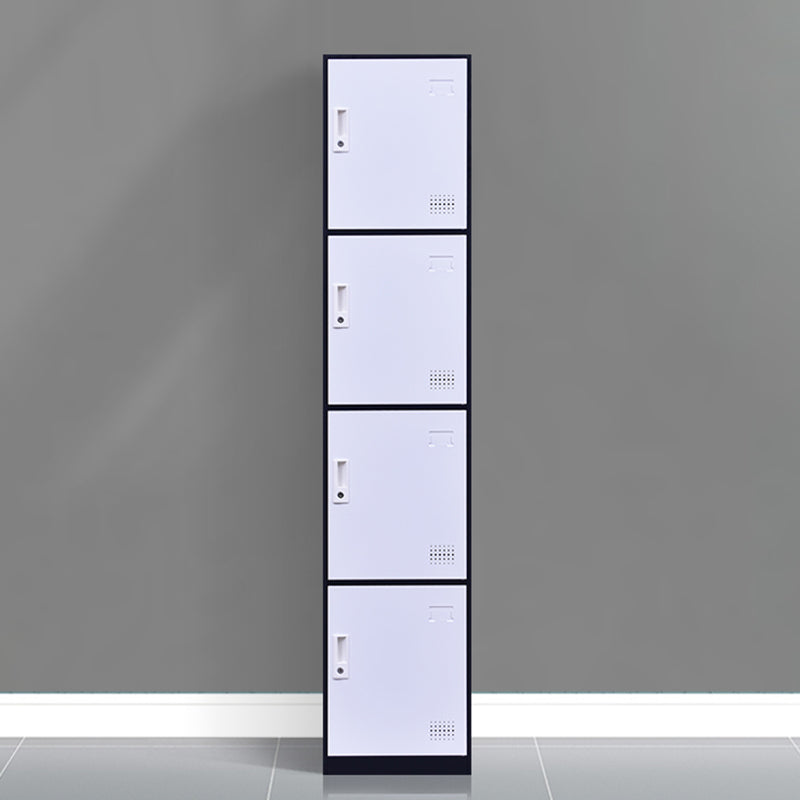 Non-Hanging Storage Cabinet Contemporary Steel Wardrobe Armoire