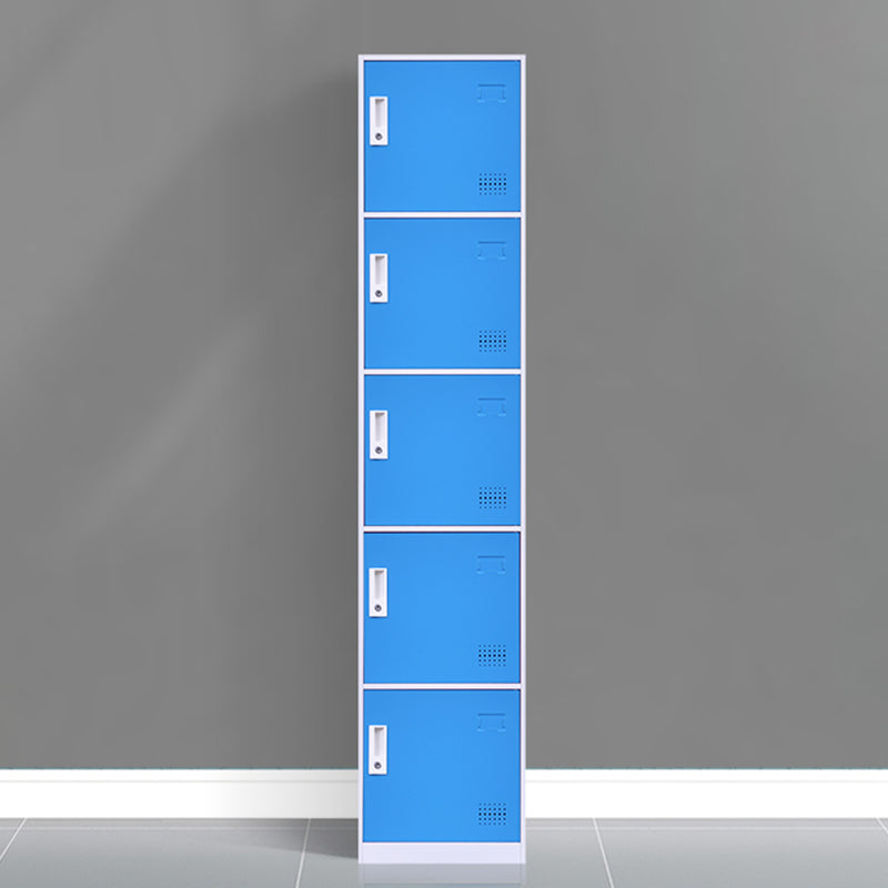 Non-Hanging Storage Cabinet Contemporary Steel Wardrobe Armoire