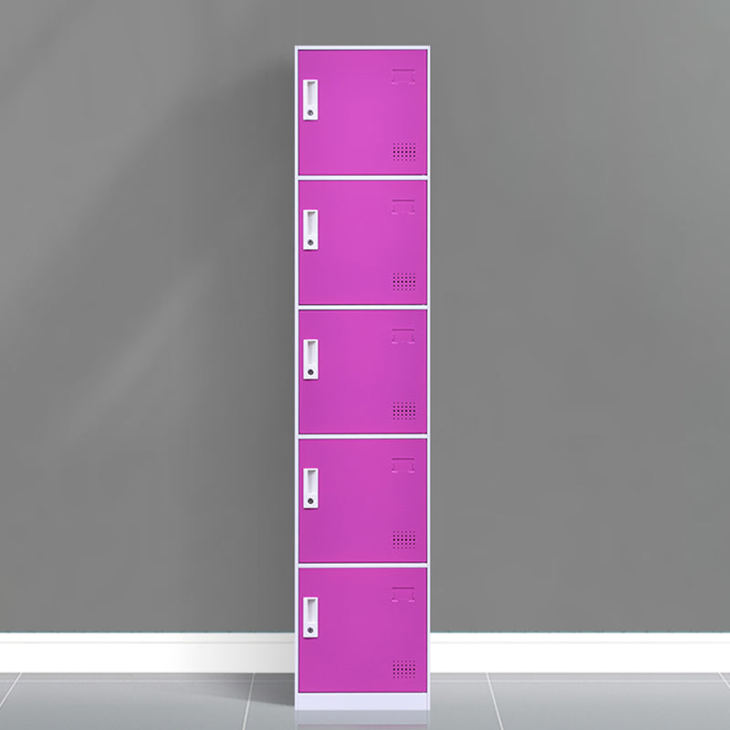 Non-Hanging Storage Cabinet Contemporary Steel Wardrobe Armoire