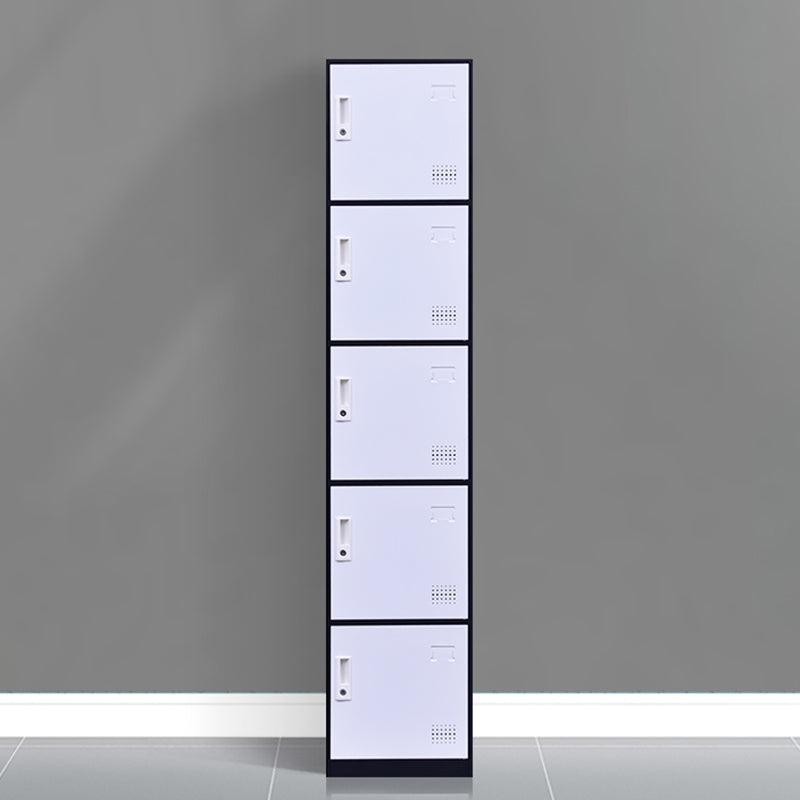 Non-Hanging Storage Cabinet Contemporary Steel Wardrobe Armoire