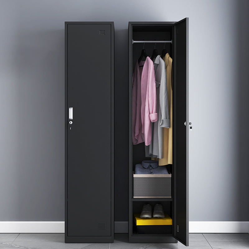 Contemporary Wardrobe Metal Wardrobe Closet for Home,16.54" D x 14.96" W x 70.87" H