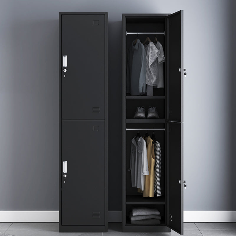 Contemporary Wardrobe Metal Wardrobe Closet for Home,16.54" D x 14.96" W x 70.87" H