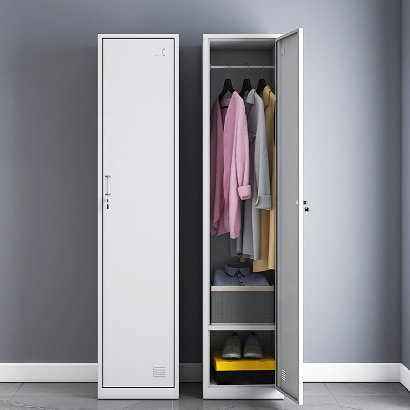 Contemporary Wardrobe Metal Wardrobe Closet for Home,16.54" D x 14.96" W x 70.87" H