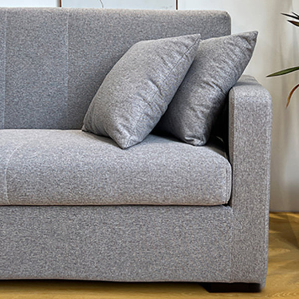 Living Room Contemporary Biscuit Back Square Arm Stationary Sofa