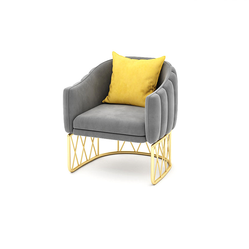 Tight Back Velvet Sofa with Pillows for Apartment 25.59" Wide