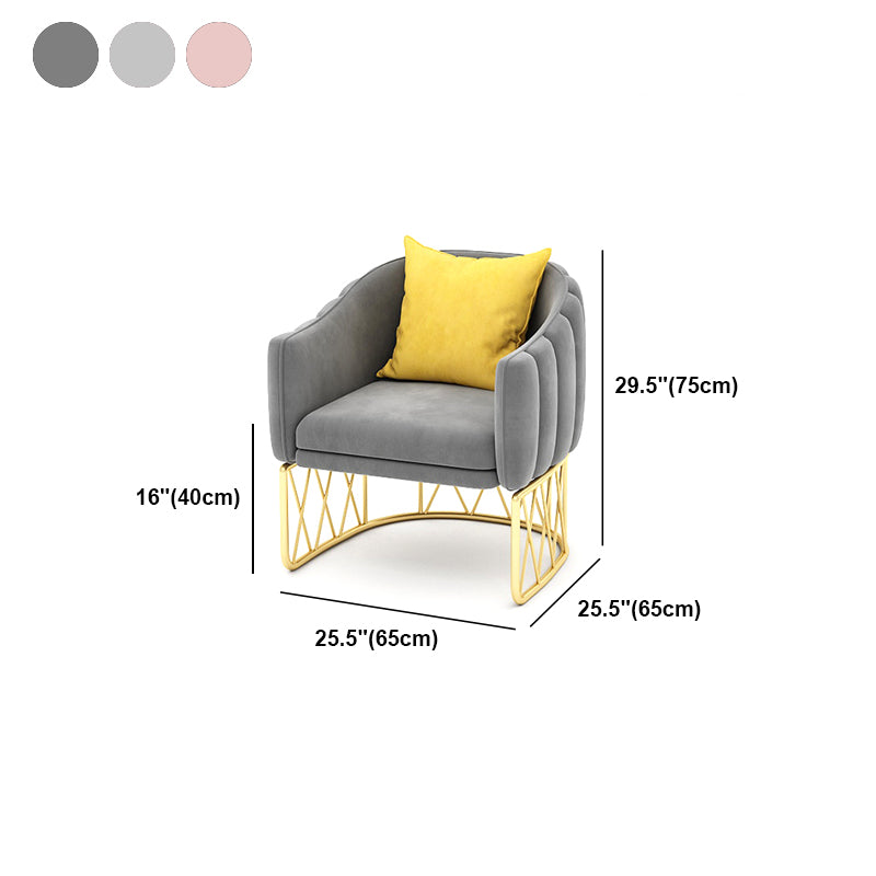 Tight Back Velvet Sofa with Pillows for Apartment 25.59" Wide
