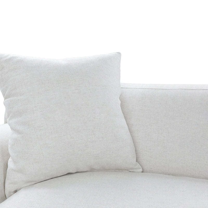 Contemporary Cushions Standard Recessed Arm Sofa for Living Room